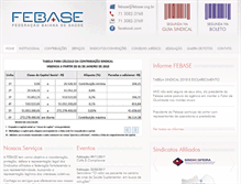 Tablet Screenshot of febase.org.br